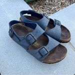 Birkenstock Betula Milano Navy Blue Strappy 3 Strap Sandals Size 38 M5/W7 Photo 2