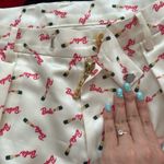 Barbie Japan lipstick pink white high waisted pants M Size M Photo 3