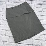 The Limited  Peplum Pencil Skirt Women's Size 2 Black White Houndstooth Lined Photo 0