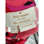 Kate Spade Deco Rose Peplum Blouse Top Floral Long Sleeve Red Size 0 Feminine Photo 1
