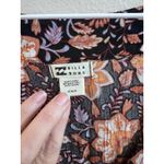 Billabong  Floral Print Long Sleeve Smocked Waist Mini Dress Womens Medium Photo 3