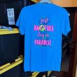 Buccees Shirt Unisex Blue Neon Pink Another Day In Paradise Texas Size Medium Photo 2