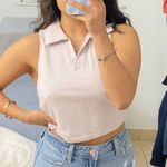 ZARA Light Purple Collard Top Photo 0