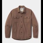THE NORMAL BRAND BRIGHTSIDE FLANNEL LINED JACKET IN PINEBARK SZ MEDIUM Brown Photo 4