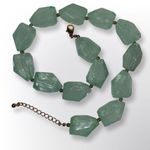 Chunky Sea Foam Green Lucid Statement Necklace Photo 0