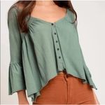 Free People NWOT Sweet Little Tee in Miss Size Medium Photo 1