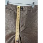 Madewell Slim Emmett Wide-Leg Crop Pants Metallic Bronze Size 25 NWT Holidays Photo 7