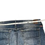 Lucky Brand Vintage Y2K Straight Leg Distressed Blue Jeans Size 14 Boho Grunge Photo 5