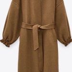 ZARA  wool blend oversized collarless wrap coat
BLOGGERS FAVORITE!!!! Photo 1