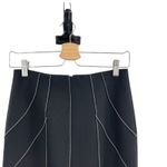 Cinq a Sept Ali Skirt Midi Length Seamed Black White Size 2 Photo 4