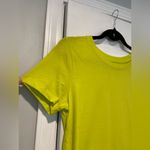 J.Crew NWOT Essentials Size S Neon Yellow Green Cotton Crew Neck Tee Shirt Photo 4