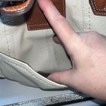 BOC Leather Satchel Handbag with Gold Tone Hardware Brown Photo 12