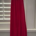 Anthropologie Saturday Sunday Trudie Lace Maxi Dress Size XS Red Pink Photo 3