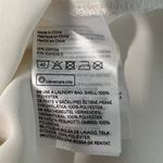 H&M  Perforated Cream Tunic Top Womens Large Party Business Career Quiet Luxury Photo 10