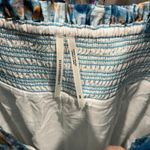 Anthropologie Midi Dress Women Babydoll Blue Floral Puff Sleeve Smock Sz XSP Photo 3