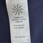 Athleta  Chi‎ Racerback Athletic Tank Top Navy Blue XS Photo 7