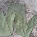 Aerie OFFLINE by Goals High Waisted Ribbed smooth & slick leggings green size M Photo 2