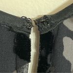 Dana Buchman Women’s Long Sleeve Black Lace & Velvet Dress Size 12 Silk Blend Photo 3