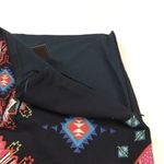 Blue Rain  Multicolored‎ Aztec Printed Embroidered Mini Skirt Size S Photo 5