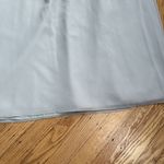 Revelry Strapless Chiffon Gown Sz 4 Light Grey Bridesmaid Formal Dress Gray Photo 3