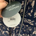 Finders Keepers  Navy Lace Somerset Dress NWT New with Tag Size Medium Photo 3