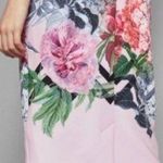 Ted Baker London Soella Palace Gardens Skirt Pale Pink w/ Flowers Floral Women's Size 0 Photo 1