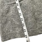 Ellen Tracy Gray 100% Wool Zip Front Cardigan Sweater, shawl collar. Size Medium Photo 3