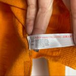 Free People FP Beach Womens Crew Neck Crop Sweater Top in Golden Orange Size XS Photo 6