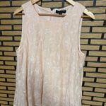 Ralph Lauren Lauren Pale Pink Lace Dress Size 16 Photo 2
