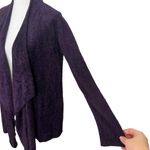 Barefoot Dreams  Calypso 436 Cascade Cardigan Size S/M Women's Purple Bamboo Photo 7