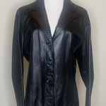 Wilsons Leather Black Blazer Sz Medium Town & Country Classic Photo 0