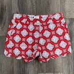 Crown & Ivy Red, White, & Blue Beach Pattern Scalloped Shorts, Size 2 Photo 3