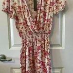 NWT REVOLVE X Bobi BLACK Los Angeles surplice wrap Floral Size Small NWT White Photo 0