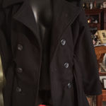 Gap Black pea coat size XL  Photo 0