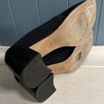 Franco Sarto Vtg Y2K Navy Blue Chunky Heels Size 8M Business Work Shoes Photo 7