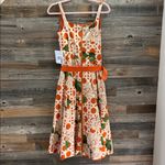 Mestiza NY Yvette Floral Cotton Reversible Midi Dress in Sun Photo 6