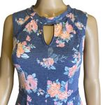 Francesca's NWT Francesca’s Navy Floral Mini Dress Size S Photo 1