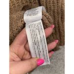 Abercrombie & Fitch  Brown‎ Chunky Knit Turtleneck Sweater Small Split Hem EUC Photo 4