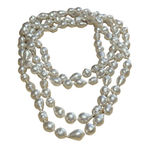 Women's Unbranded Pearl Necklace One Size White Photo 0
