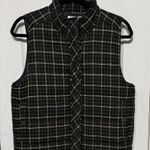 Staccato  Green Plaid Quilted Vest Photo 0
