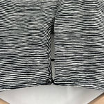 Jasmine & Juliana Black White Abstract Striped Top Crepe Chiffon Boxy Size‎ L Size L Photo 8