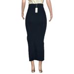 FAVORITE DAUGHTER The Emma Rib Cotton/Cashmere Blend Maxi Skirt, Black, Medium Black Photo 7