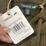 Toad & Co  Womens Whidbey Hooded Sweater Dress Fir Green Knit Pullover Size M Photo 3