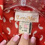 Lee Vintage Mar Red Neck Tie Blouse Photo 1