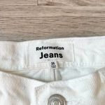 Reformation Cynthia High Rise Straight Jeans Flora Embroidery Size 26 NWT Photo 10
