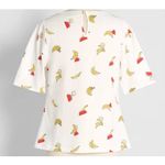 Modcloth ✨ Pack a Picnic Tie Front Linen Sz Small Shirt✨ Photo 2