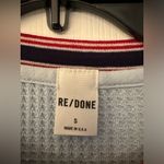 RE/DONE REDONE Sky Blue Pocket Women’s Thermal Long Sleeve Shirt Size Small Photo 7
