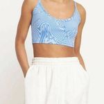 Adidas Aop Bra Top Blue Size Medium Photo 0