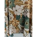 Jones Wear  A-Line Skirt Floral Print Mid-Calf Women’s Size 16 Linen Cotton Blend Photo 2