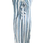 Young Fabulous and Broke Striped Linen Cotton Blend Maxi Dress Size Large Photo 0